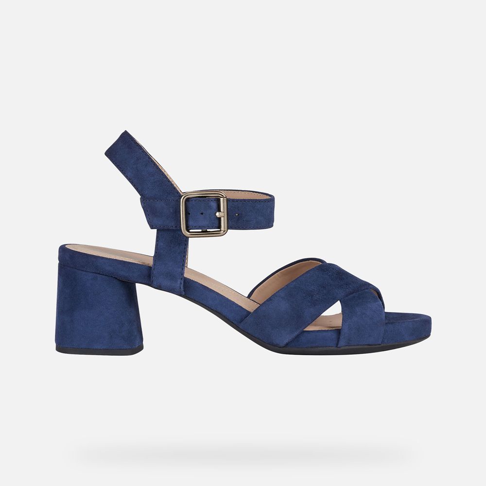 Sandales Geox Genziana - Bleu - Femme 534908-RFK